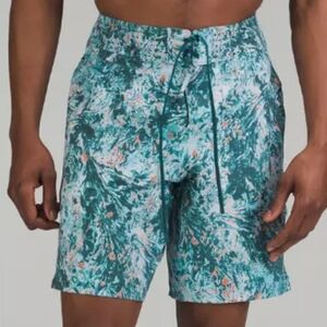 ◇ Lululemon Current State Board Short Teal and Black Size 32